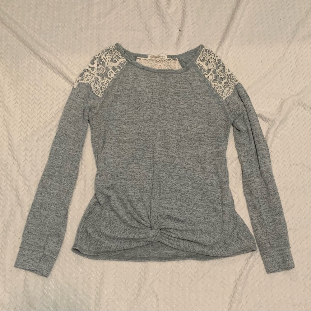 rewind fully lace cut out back. super cozy.